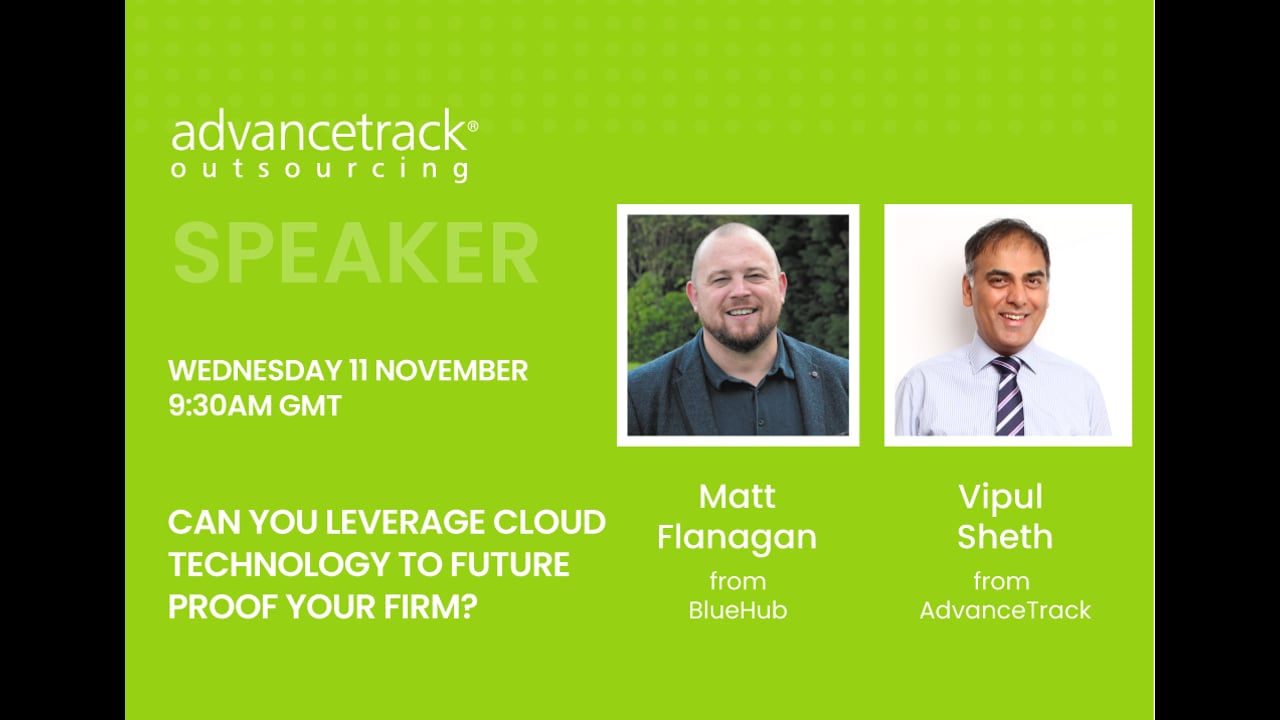 Can you leverage cloud technology to future proof your firm - webinar with Matt Flanagan