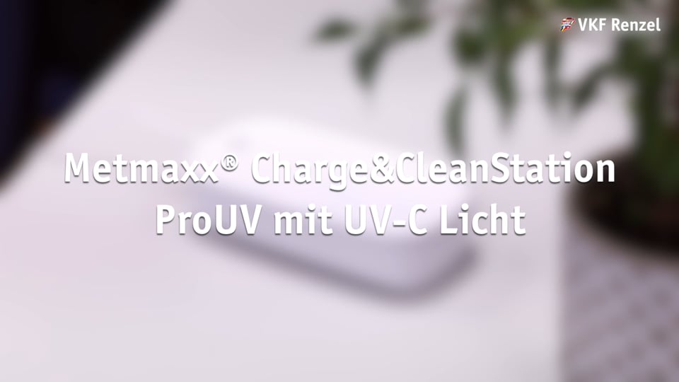 40-1910-1 Metmaxx® Charge&CleanStation ProUV mit UV-C Licht 2