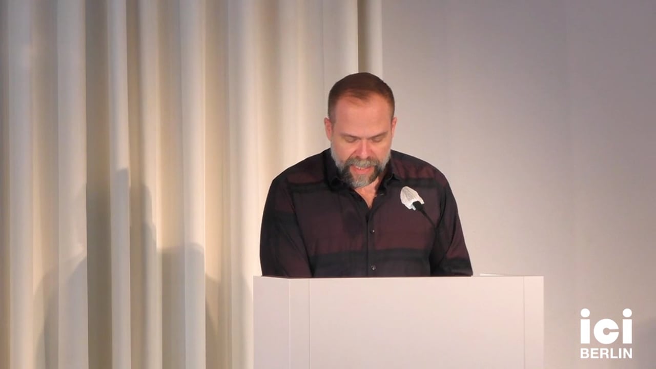 Talk by David J. Getsy