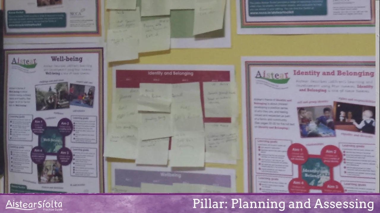 Using Aistear to plan and asses (Birth-6 years)  