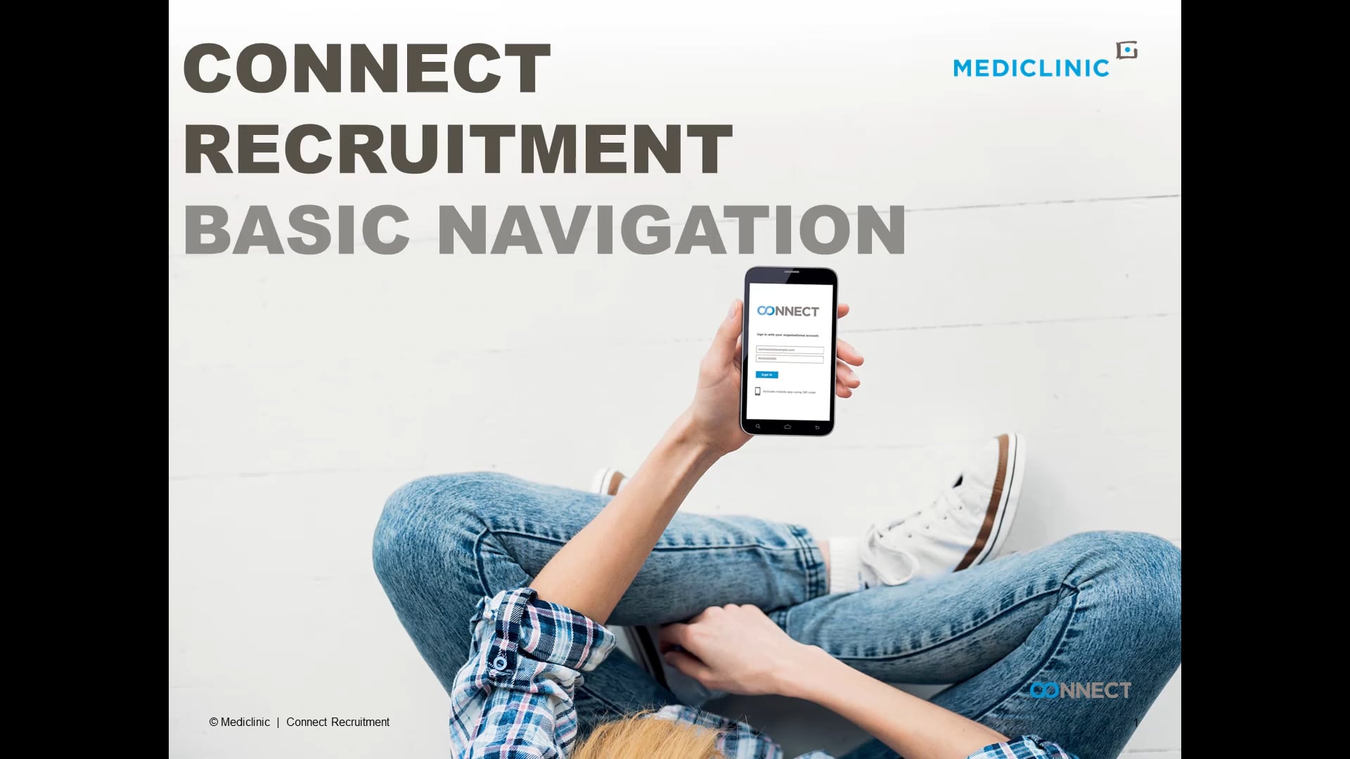 Connect Recruitment_General Navigation