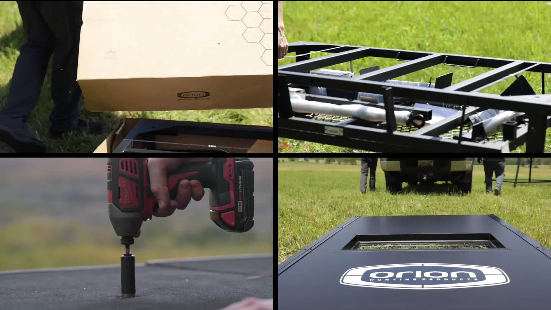 Orion Hunting Products Modular + Insulated Deer Hunting Blinds on Vimeo