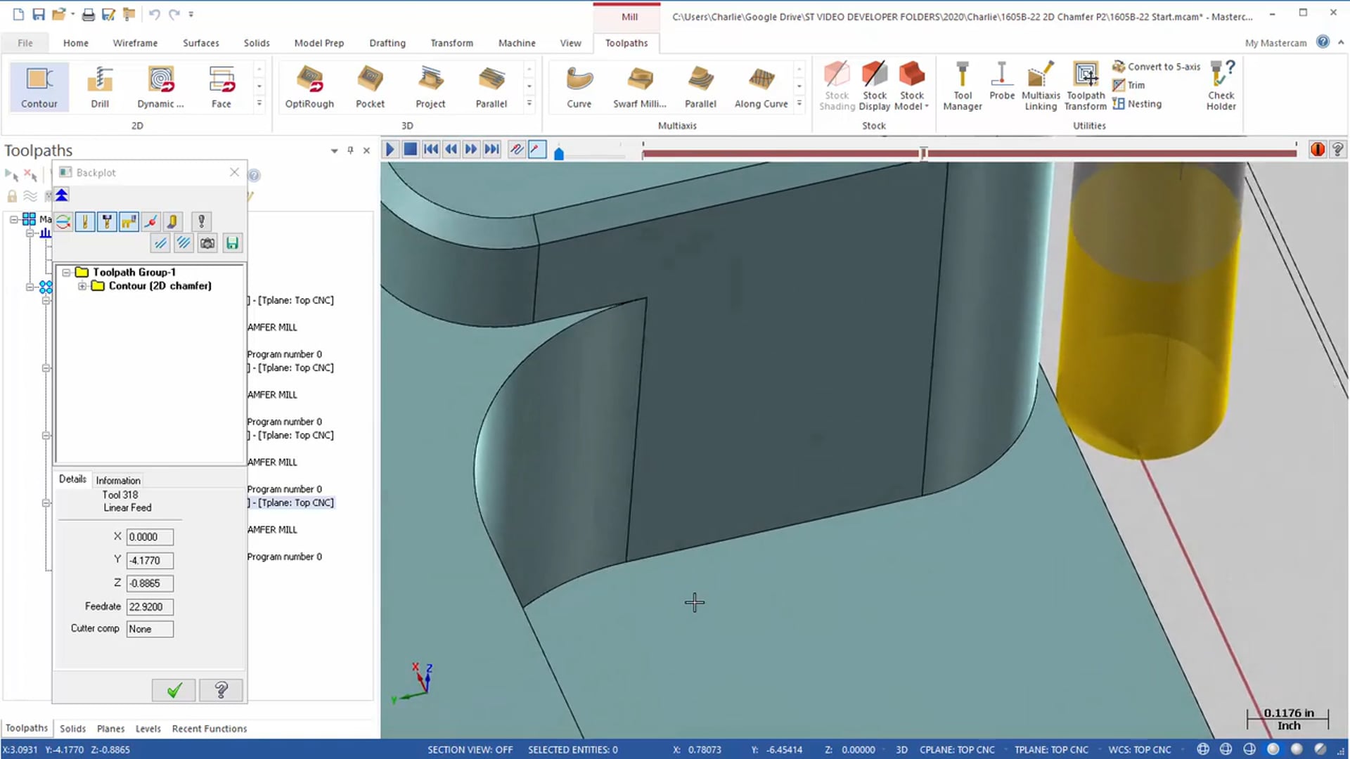 2D Mill Toolpaths