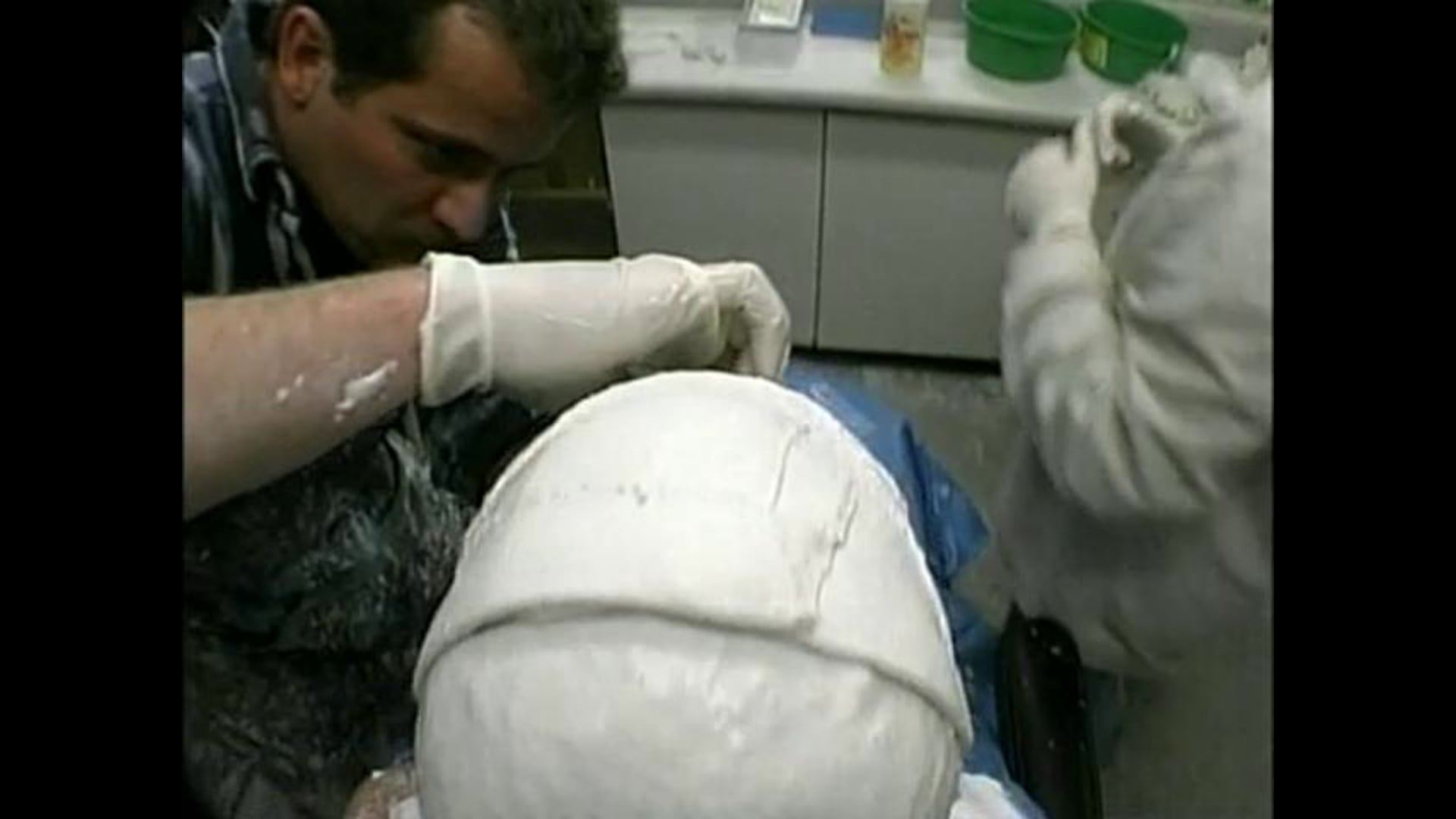 Behind the scenes of a commercial and interviews