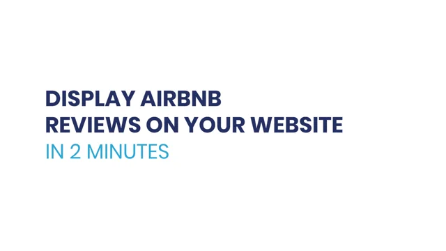 Widgets for Airbnb Reviews – WordPress plugin