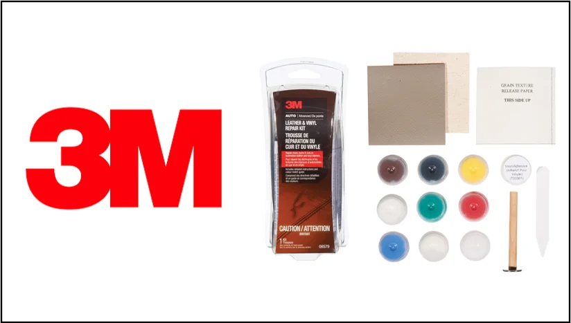 3M Leather and Vinyl Repair Kit, 08579 : : Automotive