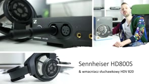 Hi-endowe słuchawki Sennheiser HD800S do masteringu