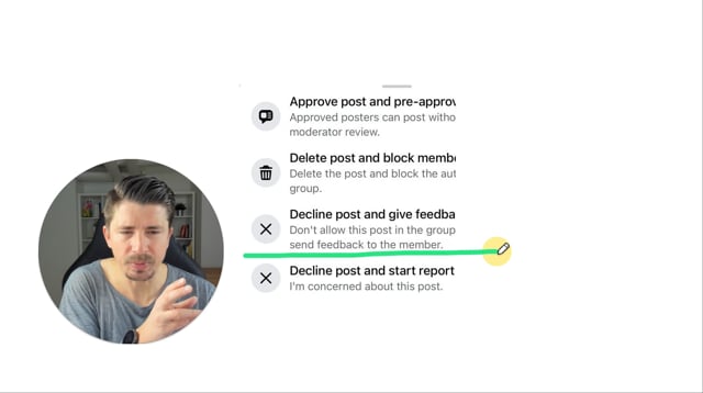 Neuer Melde Button für Postings