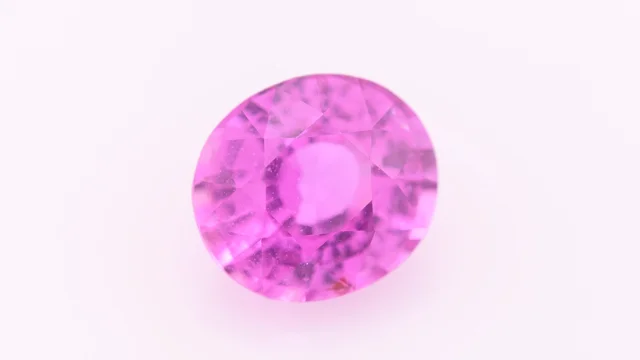 0.82 Carat Oval Red Pink Sapphire for Custom Work - Inventory Code