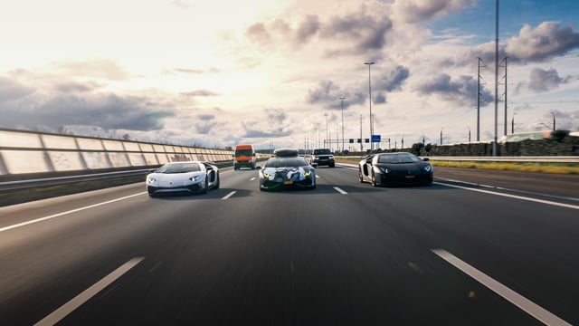 Jon Olsson 900+ HP Lamborghini Huracan , Aventador and SV - 4K