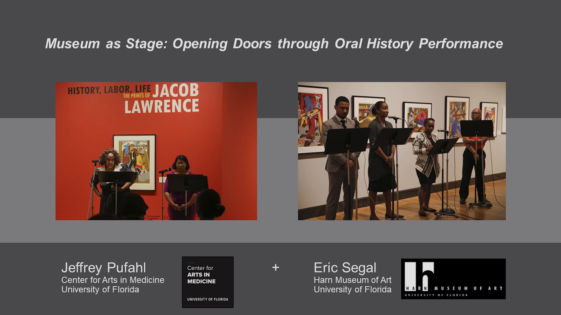 Museum As Stage: Opening Doors through Oral History Performance