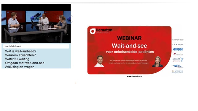 Webinar wait-and-see voor onbehandelde patiënten