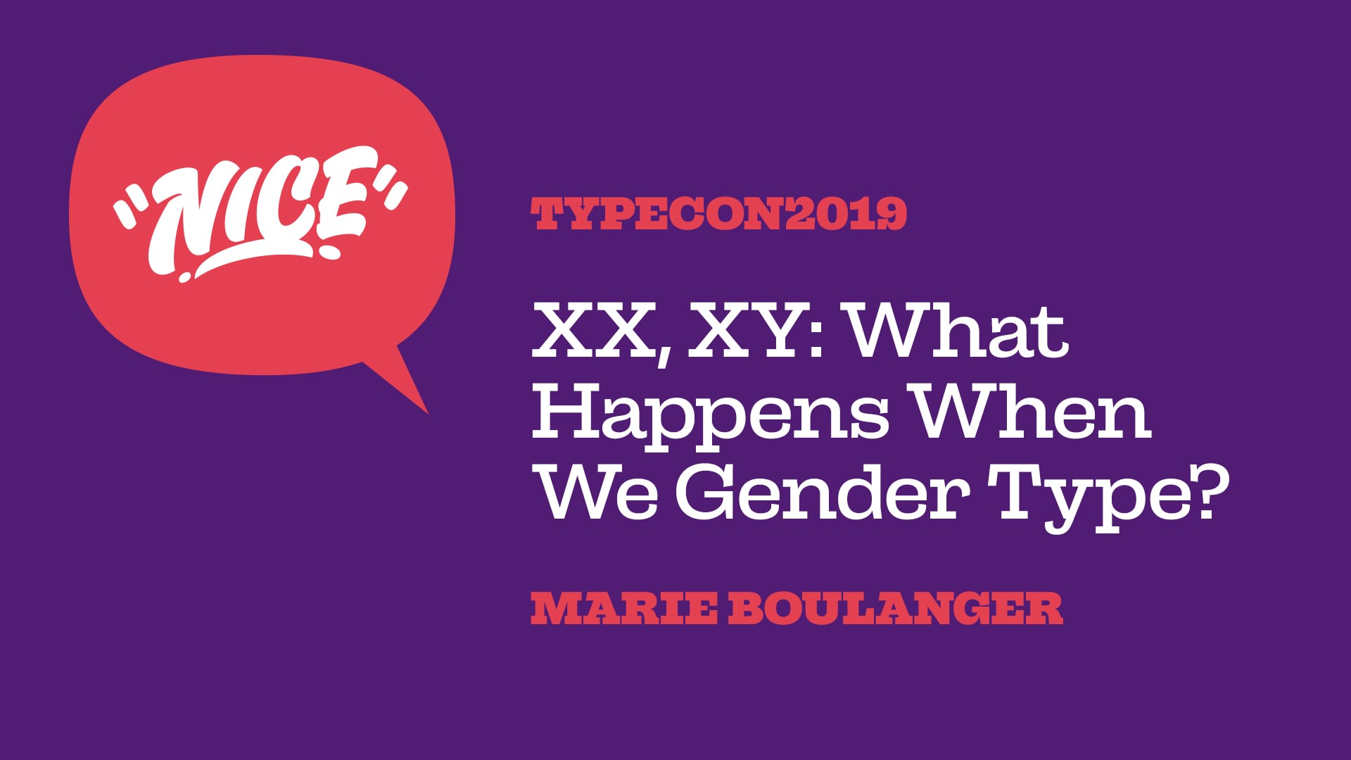 XX, XY: What Happens When We Gender Type? — Marie Boulanger