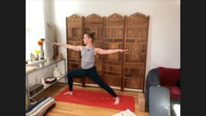 Virabhadrasana 2 (warrior 2) - instructional video