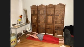 Supta Adho Mukha Vrksasana (reclined handstand) - instructional video with a block (and a wall!)