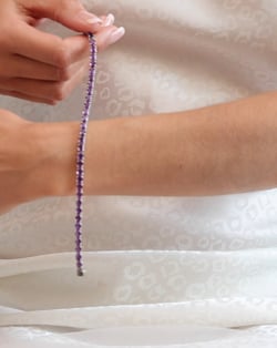 Vidéo: Bracelet Améthyste Forme Ovale et Argent 925