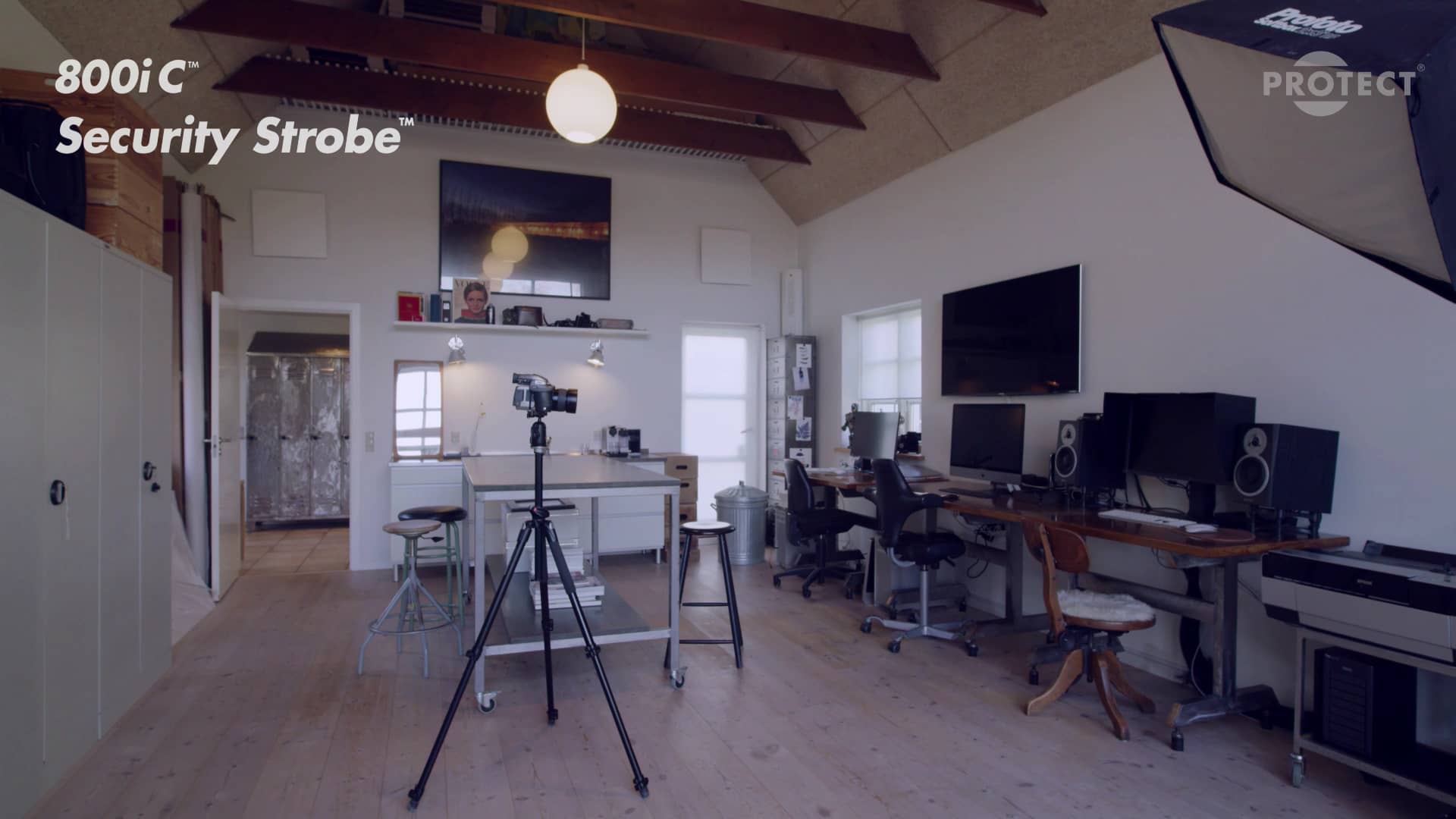 Demo PROTECT Security Strobe™ & model 800i C™ [Photosensitive epilepsy