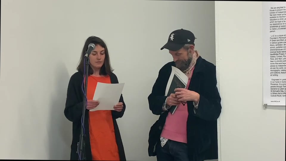 Reading by Nina Royle & Dan Howard-Birt on Vimeo