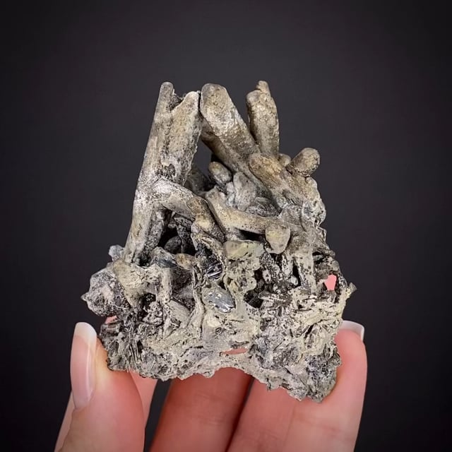 Bismuthinite with Marcasite - UTR21-49 - Tazna Mine - Bolivia