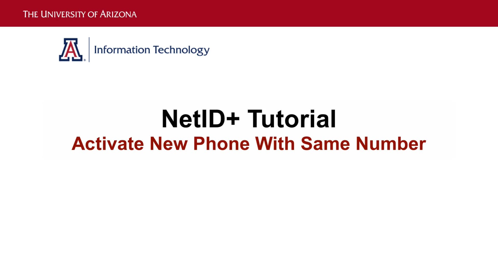 Activate New Phone With Same Number on Vimeo