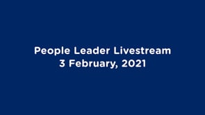 People leader livestream 3 February 