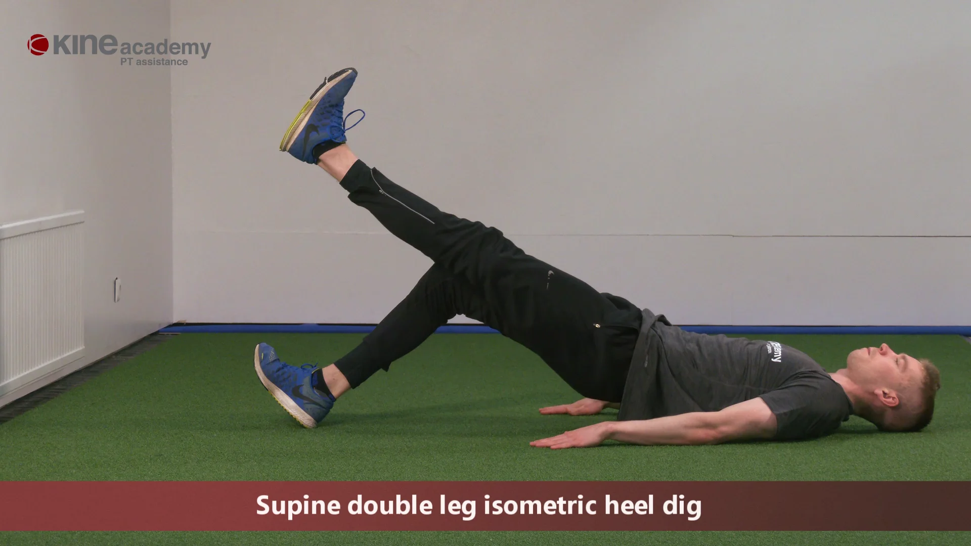 Supine double best sale leg raise