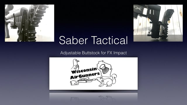 Saber Tactical Adjustable FX Impact Buttstock