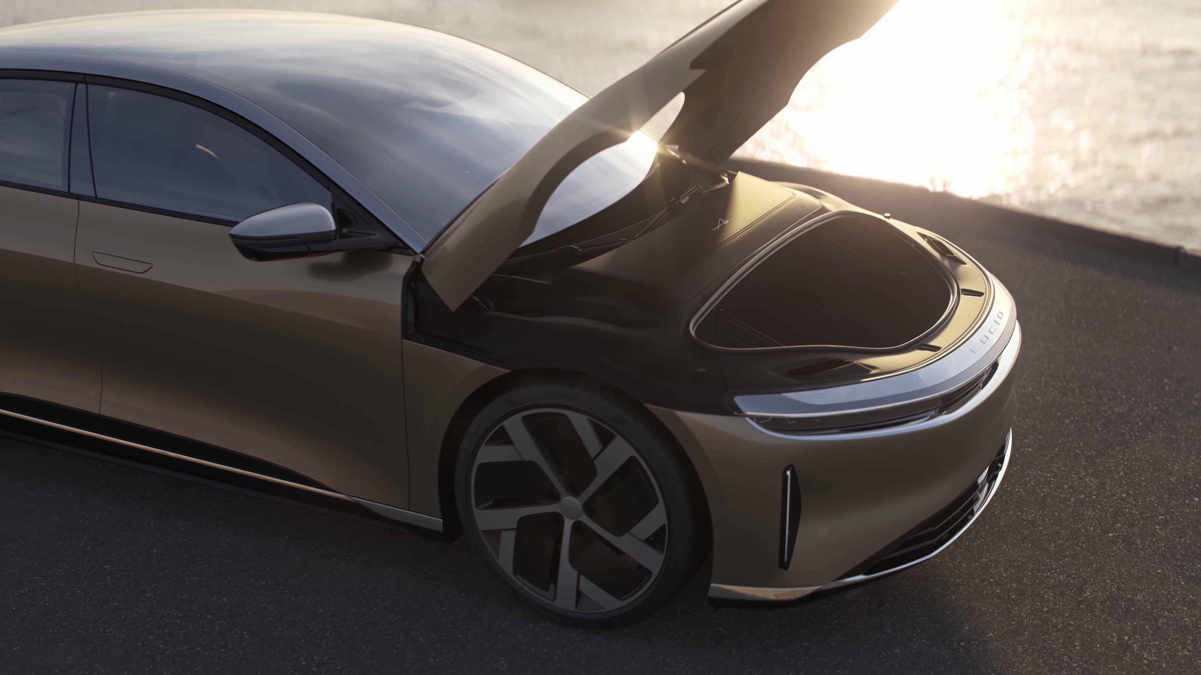 Lucid Air Animation Frunk On Vimeo