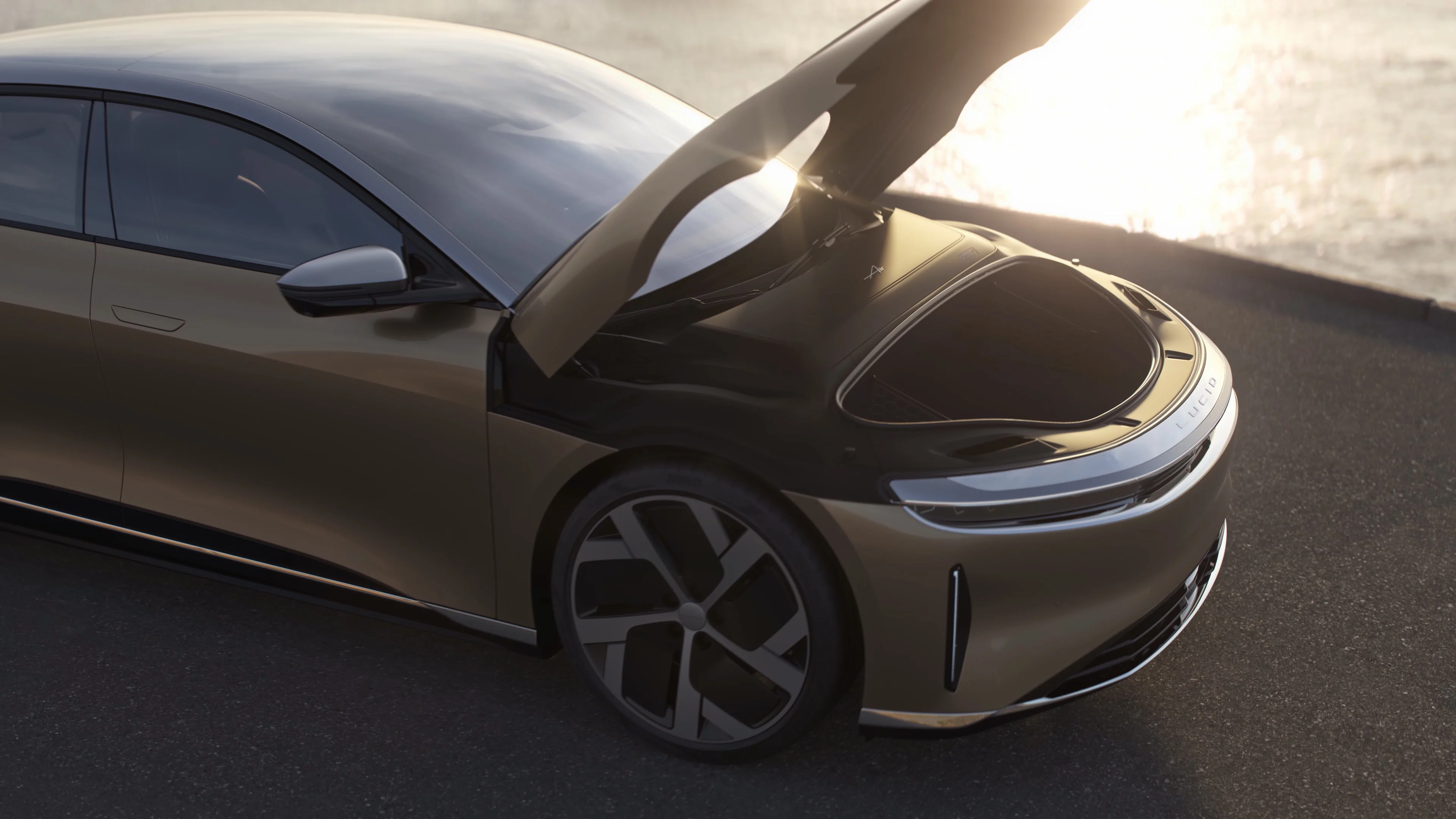 Lucid Air Animation Frunk on Vimeo