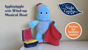In the Night Garden Igglepiggle with Wind up Musical Boat 