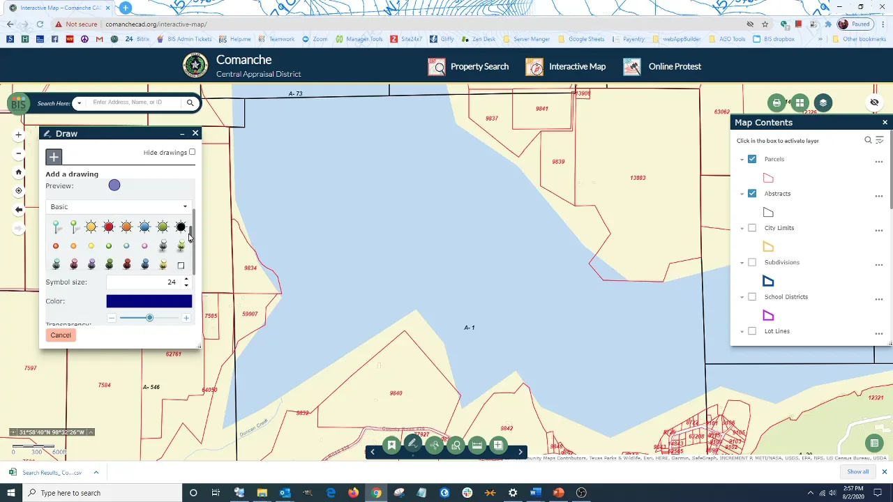 GIS Interactive Map - Draw Tool on Vimeo