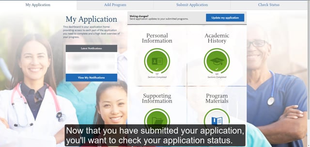 Check Your SOPHAS Notifications and Status - Liaison