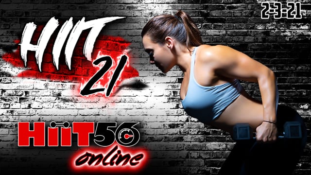 Hiit 21 | Massive Calorie Blast | with Pam | 2/3/21