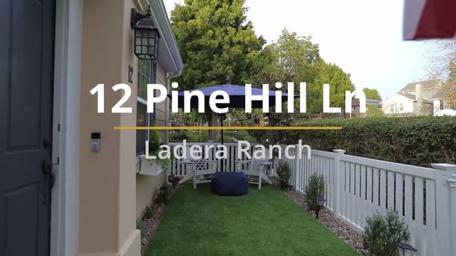 Video walkthrough — Pine Hill, Orange County, CA real estate video