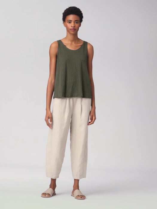 Organic Linen Jersey Tank | EILEEN FISHER