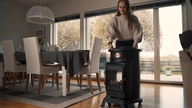 Provence Portable Gas Fire | Indoor Gas Heater | Sahara BBQs