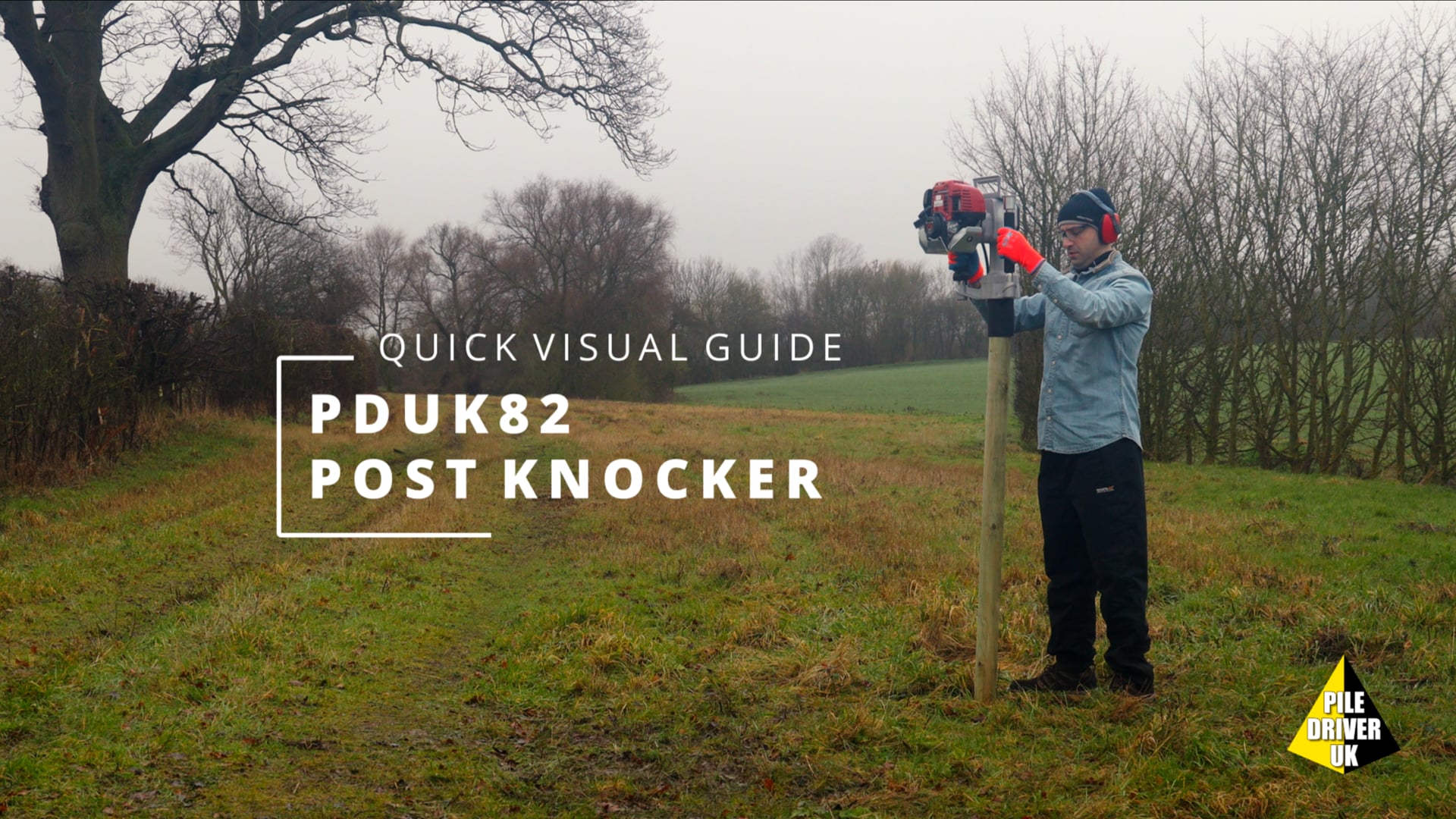 Quick Visual User Guide | PDUK82 Post Knocker | Pile Driver UK