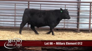 Lot #98 - MILLARS ELEMENT 012