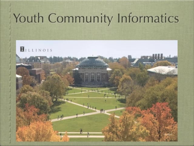 Youth Community Informatics, HASTAC, 2010