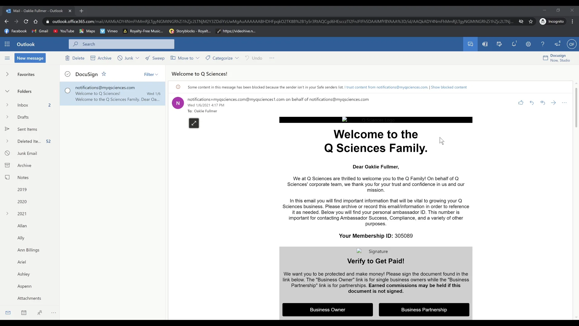 Account Verification using DocuSign on Vimeo