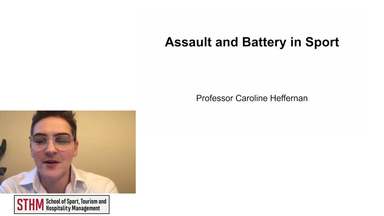 Assault and Battery in Sport