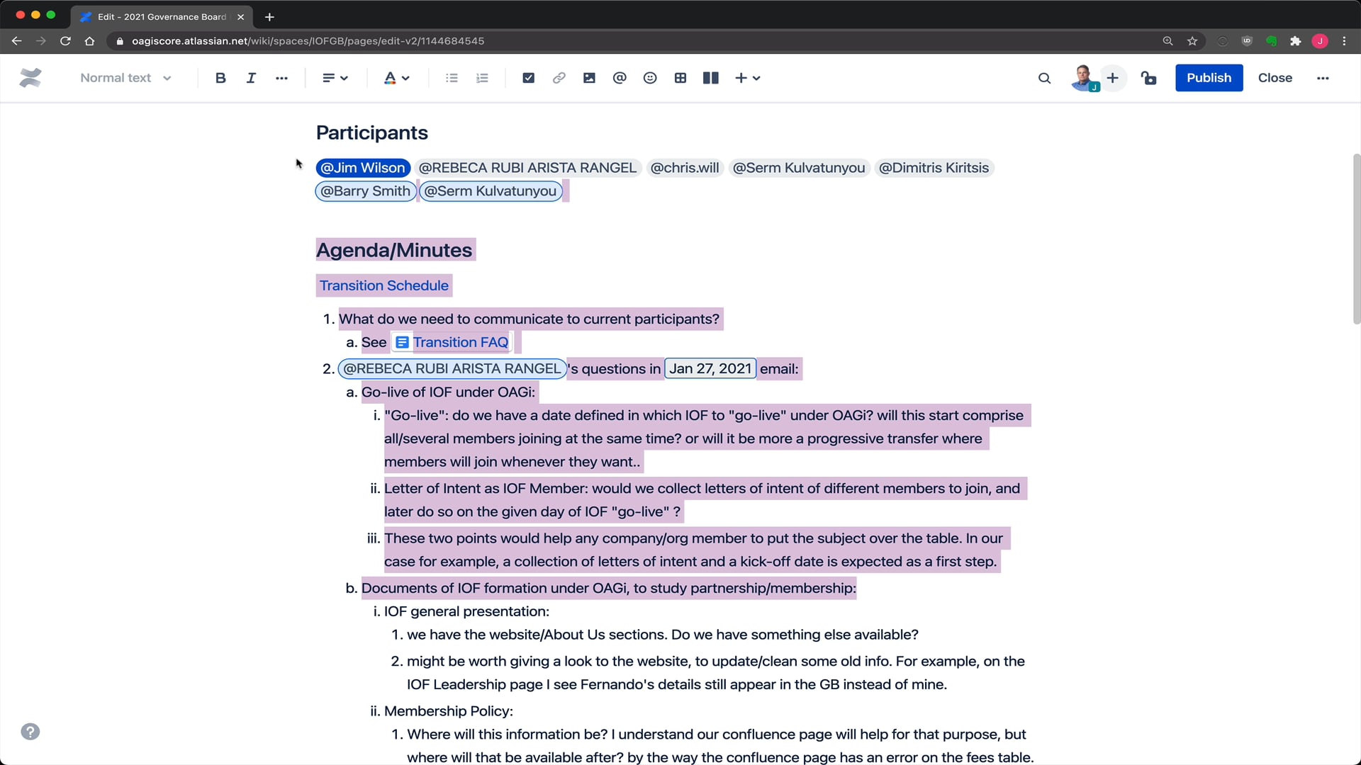 Create Meeting Agenda - Copy/Paste Method on Vimeo