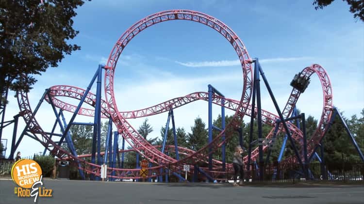 This roller coaster at Six Flags goes 155 MPH