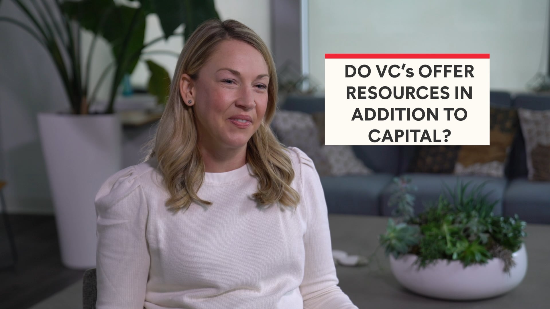 Pillar Venture Capital Firm Q&A with Sarah: Do VC's offer resources in additional to capital?