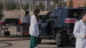 Drive Thru Vaccine Clinic