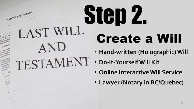 5 Steps to Creating a Will