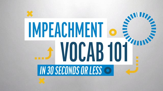 Impeachment Vocab 101 - OLC Opinion