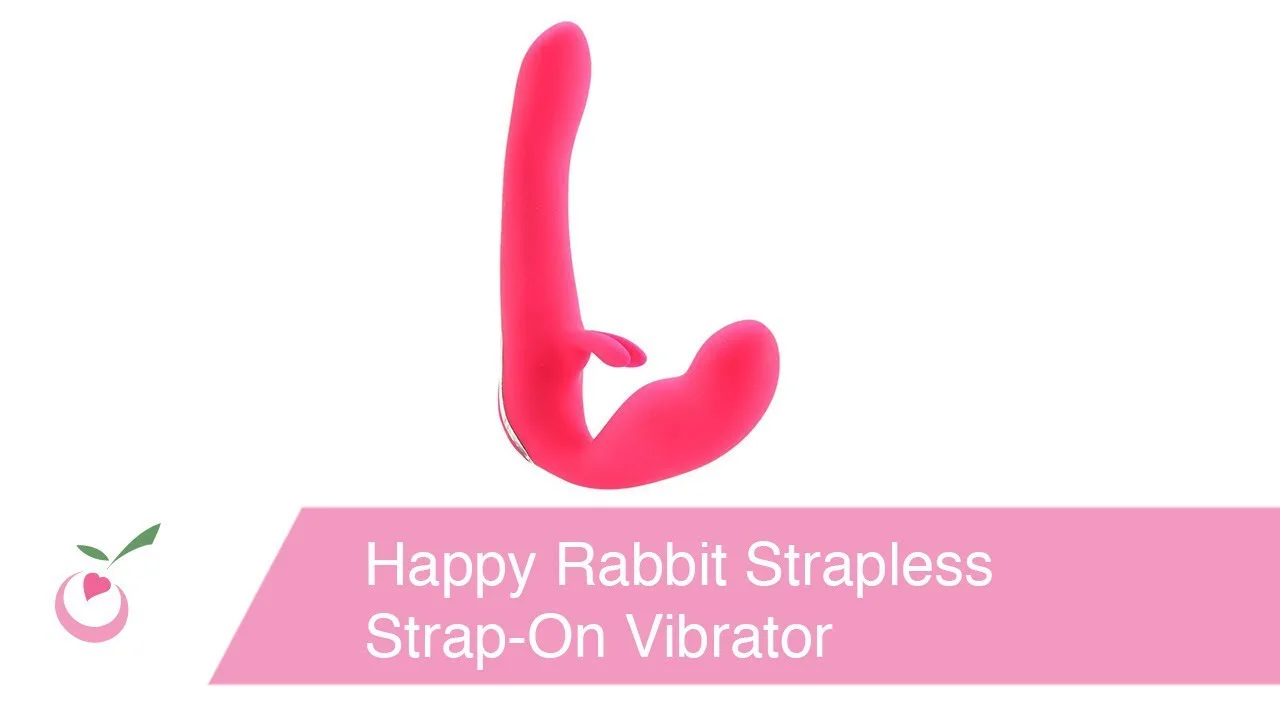 happy rabbit rechargeable vibrating strapless strap-on Strapless Strap-On Vibrator – Happy Rabbit by Lovehoney