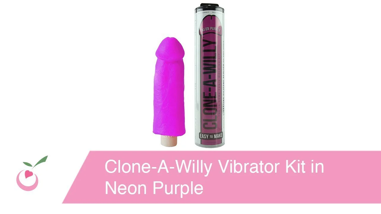 Clone-A-Willy Glow In The Dark Vibrator Kit - Pink –
