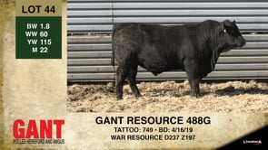 Lot #44 - GANT RESOURCE 488G